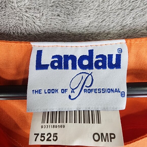 Landau Oklahoma State University Orange Scrub Lab Jacket Long Sleeve Size 2XL - Picture 4 of 10